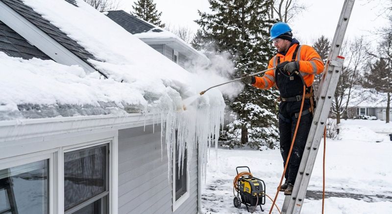 Ice Dam Removal in Columbia, MO