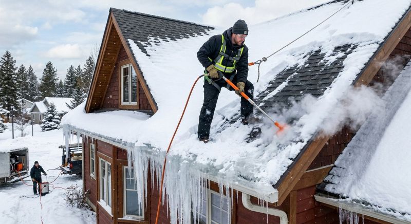 Ice Dam Removal in Edmond, OK