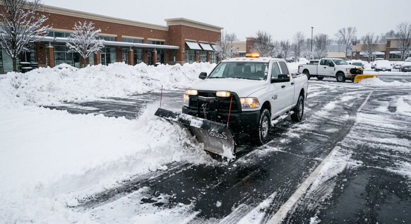 Parking Lot Snow Plowing in Long Island, NY