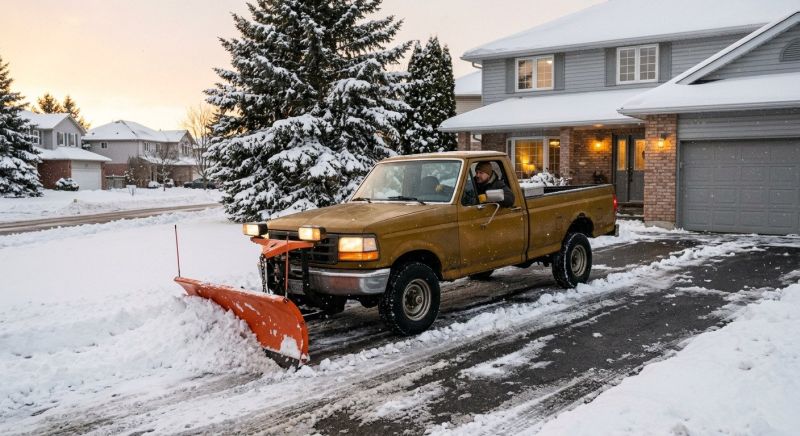 Residential Snow Plowing in Long Island, NY