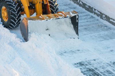 Road Snow Plowing in New York, NY