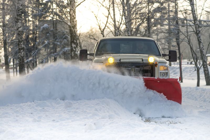 Road Snow Plowing in New York, NY