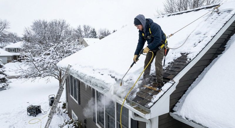 Ice Dam Removal in Columbia, MO